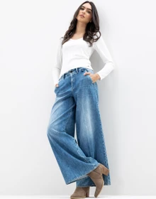 Herrlicher Lovely Palazzo Jeans fresh (Damen)
