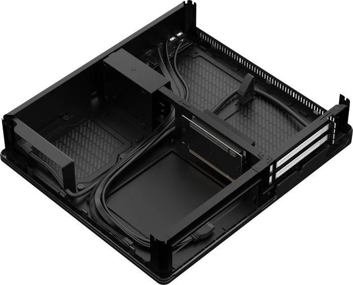 Fractal Design Node 202 + Anode PSU, schwarz, Mini-ITX, 450W SFX