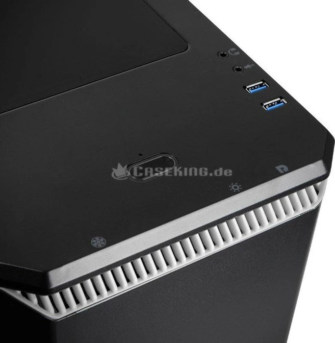 Phanteks Eclipse P400S Tempered Glass Edition schwarz/weiß, Glasfenster, schallgedämmt