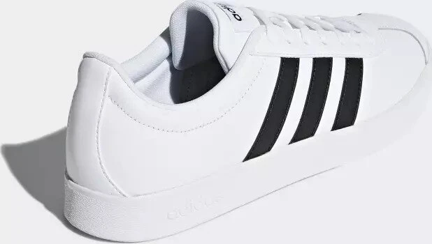 adidas VL Court 2.0 cloud white/core black (Herren)