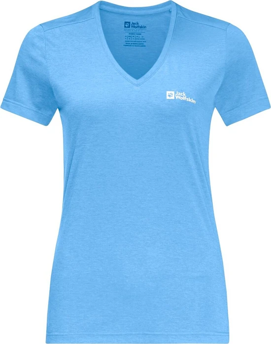 Jack Wolfskin Crosstrail Funktionsshirt kurzarm mid blue (Damen)