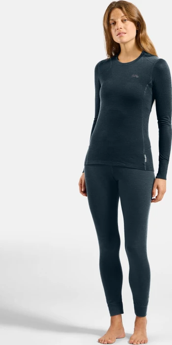 Odlo Natural Merino 200 Set dark sapphire (Damen)