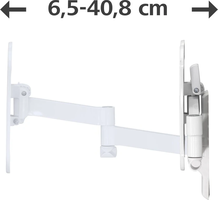 Hama TV-Wandhalterung Fullmotion 5 Sterne L 2 Arme weiß