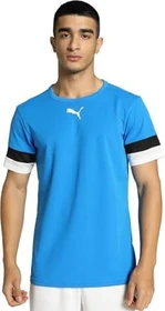 Puma teamRise Funktionsshirt kurzarm electric blue lemonade/puma black/puma white (Herren)
