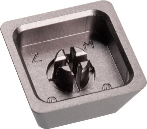 Zomoplus Keycap Battle City Eisfeld, Aluminium, silber/grau, 1 Taste