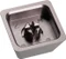 Zomoplus Keycap Battle City Eisfeld, Aluminium, silber/grau, 1 Taste Vorschaubild