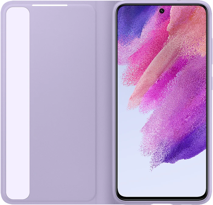 Samsung Clear View Cover für Galaxy S21 FE Lavender