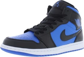 Nike Air Jordan 1 Mid black/white/royal blue (Herren)
