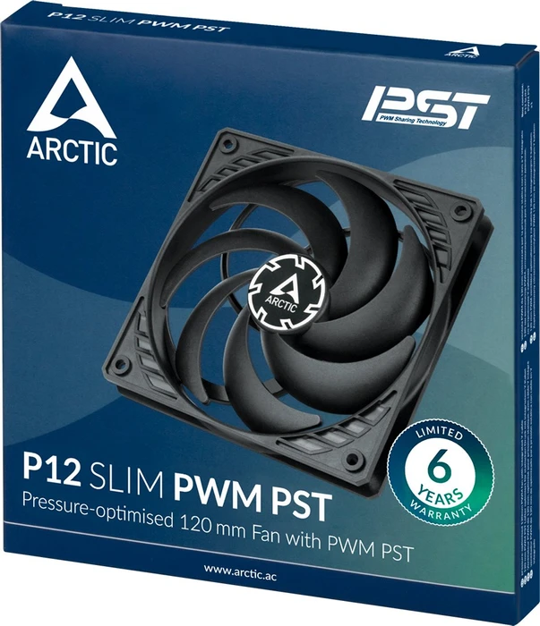 ARCTIC P12 Slim PWM PST, 120mm