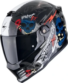 Scorpion Covert-FX Skullz schwarz/grau/rot/blau