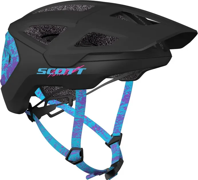 Scott Tago Plus CE Helm black/marble purple