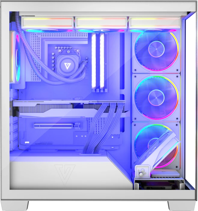 Modecom Volcano Stellar ARGB 8F White, Glasfenster