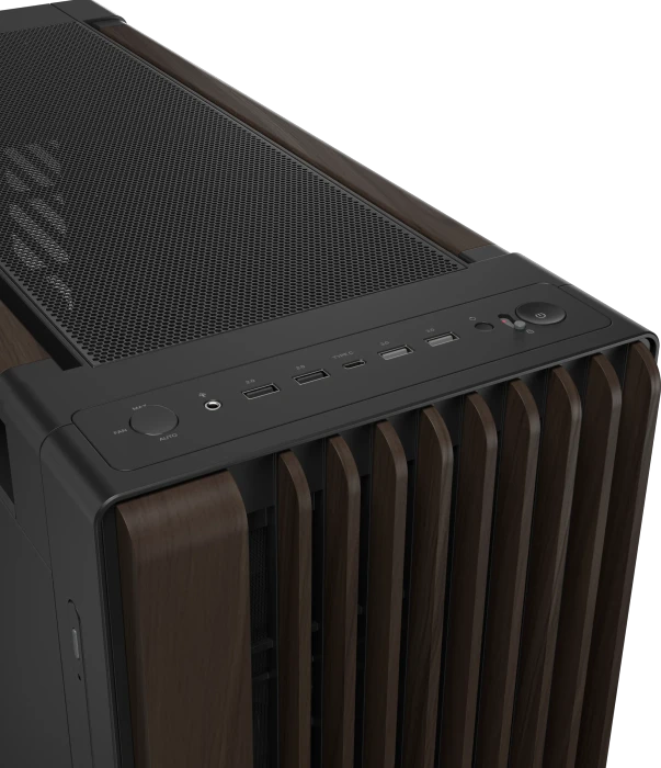 ASUS ProArt PA602 Wood Edition Modern Black, schwarz/braun, Metal Panel