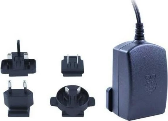 Raspberry Pi 3 B Official Power Supply, 5.1V/2.5A, schwarz