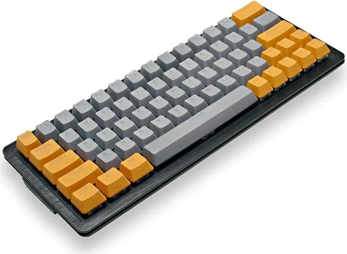 Mountain Mineral Keycap Set, Kunststoff (PBT) Double-Shot, orange/grau, 113 Tasten (104+9), ANSI-US