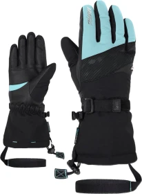 Ziener Kalice AS Skihandschuhe black/river blue (Damen)