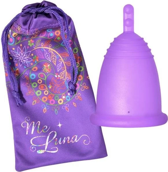 Me Luna Classic Stiel violett Größe L, 1 Stück