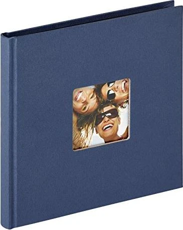 Walther Design Buch Fotoalbum Fun 18x18 dunkelblau