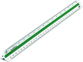 Rumold 150 Dreikantmaßstab 30cm, Berufsschule 2, weiß