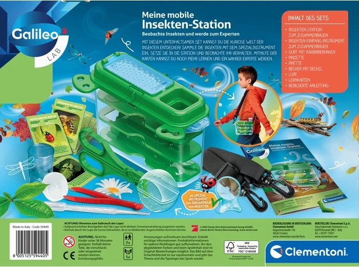 Clementoni Galileo Lab Meine mobile Insekten-Station