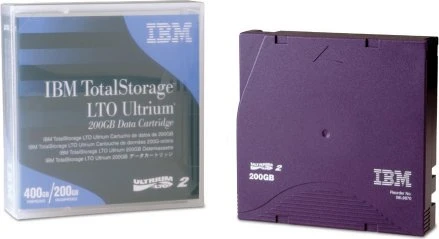 IBM LTO-Ultrium 2 Cartridge, 200GB/400GB (08L9870)