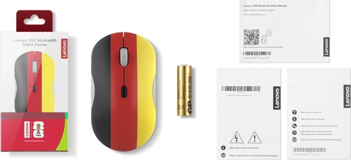 Lenovo 350 Silent Mouse, WM 2026 Fan Edition - Germany, Bluetooth