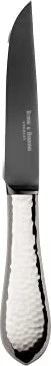 Robbe & Berking Martele Steakmesser 150g versilbert/frozen black