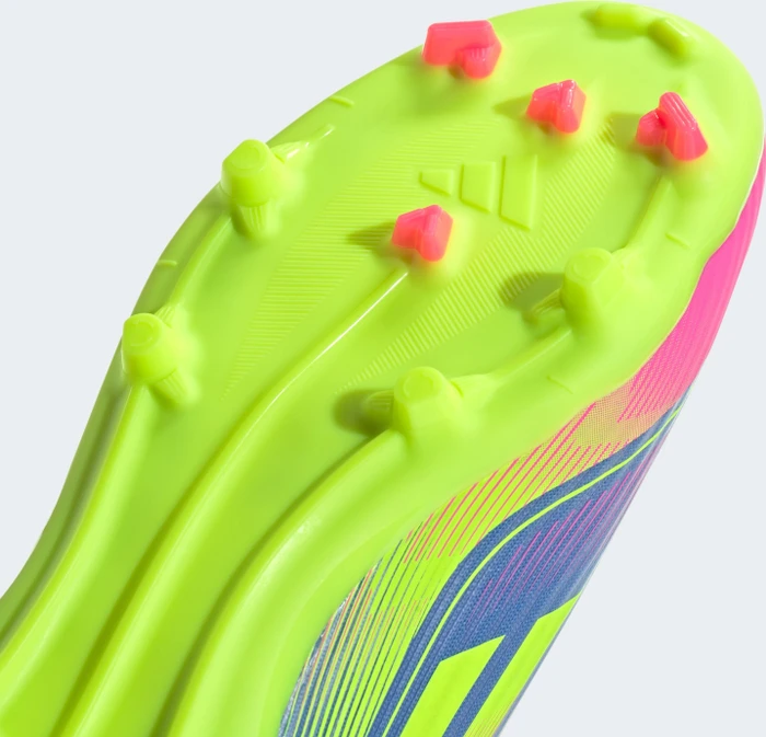 adidas F50 League Laceless FG/MG blue fusion/lucid lemon/lucid pink (Junior)