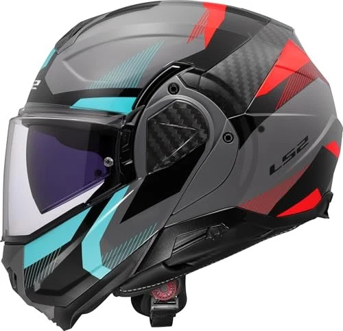 LS2 FF910 Advant II Triple grau/blau/rot