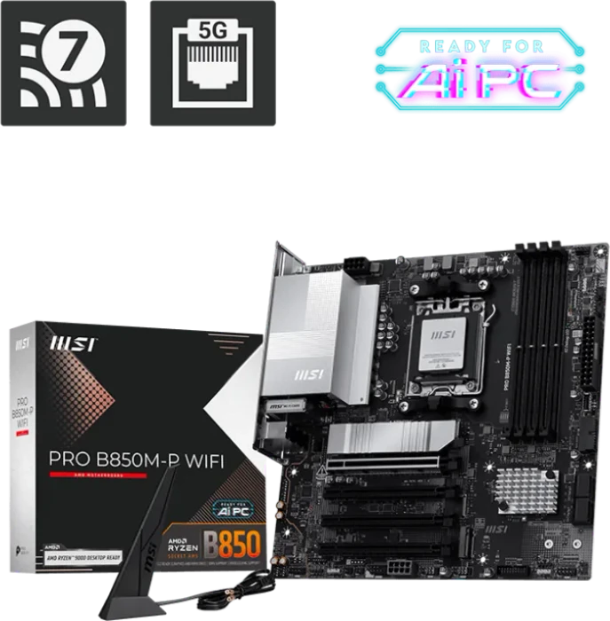 MSI PRO B850M-P WIFI (AMD AM5)