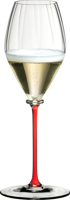 Riedel Fatto A Mano Performance Champagnerglas rot