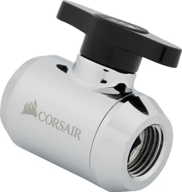 Corsair Hydro X Series XF, Ball Valve Absperrhahn G1/4", chrome