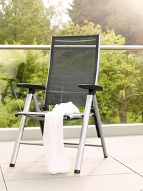 Kettler Cirrus Multipositionssessel silber/anthrazit-grau