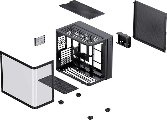 Jonsbo TK-3 Black, Glasfenster