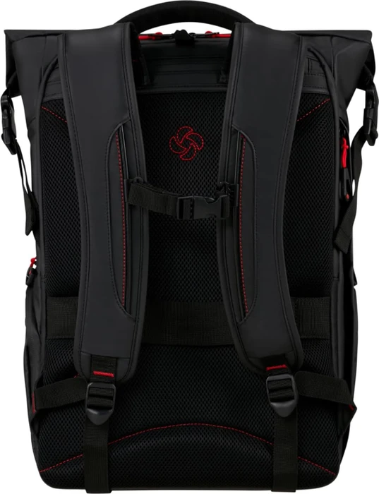 Samsonite Paradiver Light, Rolltop Backpack L, 17.3" Notebook-Rucksack, 49cm, 25/35l, erweiterbar, schwarz