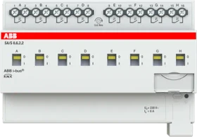 ABB SA/S8.6.2.2 Schaltaktor 8-fach, 230V, 6A, 8TE REG, Schaltaktor (2CDG110255R0011)