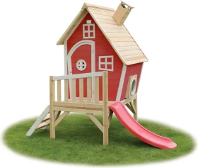 Exit Toys Exit Fantasia 300 Holz Spielhaus rot