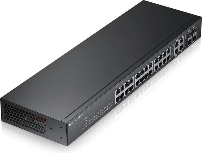 Zyxel GS1920 Rackmount Gigabit Smart Switch, 24x RJ-45, 4x RJ-45/SFP