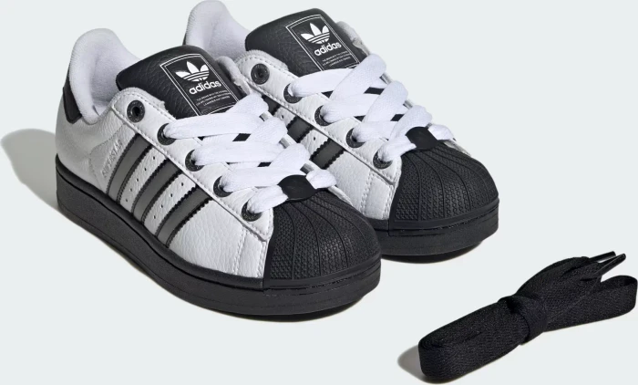 adidas Superstar II cloud white/matte silver/core black (Junior)