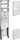 Hager Komplettfeld, univers Z, 2 ZP, BKE-I, Hauptschalter, H=1050 mm, 1-feldig (ZH3EH62)