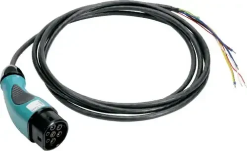 Hager E-Ladestation Zubehör Kabel M3T2 16A 1P, 3.7kW, 5m