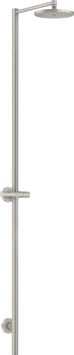 Hansgrohe AXOR Starck Nature Duschsäule mit Kopfbrause 240 1jet ohne Handbrause edelstahloptik