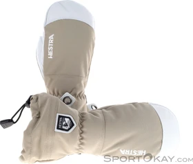 Hestra Army Leather Heli Mitt Skihandschuhe khaki