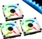 In Win Aurora RGB, schwarz/weiß, LED-Steuerung, LED-Strips, 120mm, 3er-Pack Vorschaubild