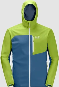 Jack Wolfskin Eagle Peak II Softshell Funktionsjacke indigo blue (Herren)