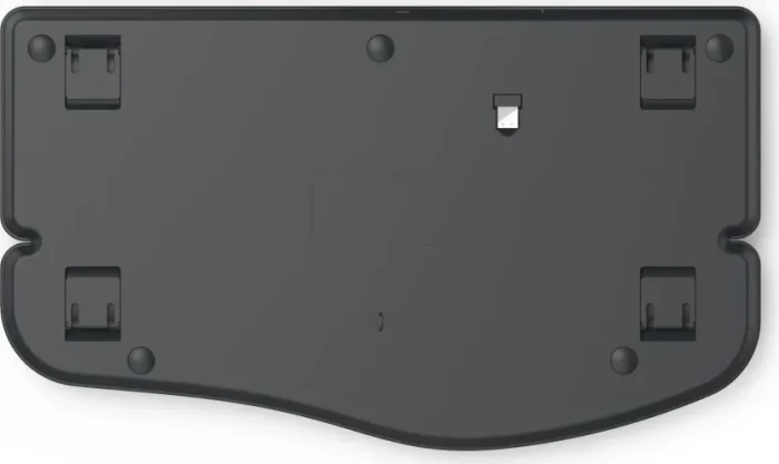 Hama WK-900 Ergo Multi-Device Tastatur, schwarz, LEDs weiß, mit Handballenauflage, USB/Bluetooth, DE