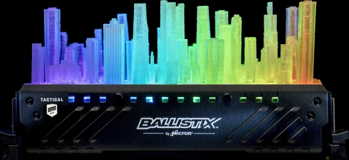 Crucial Ballistix Tactical Tracer RGB UDIMM 8GB, DDR4-3000, CL16-18-18, 1R