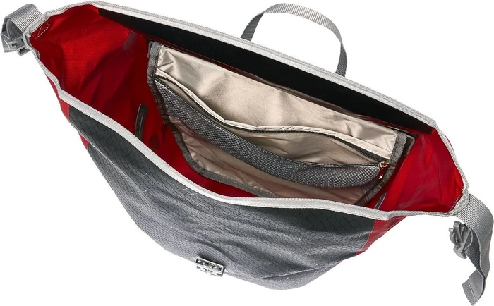 Vaude Aqua Back Print Single Gepäcktasche schwarz/rot