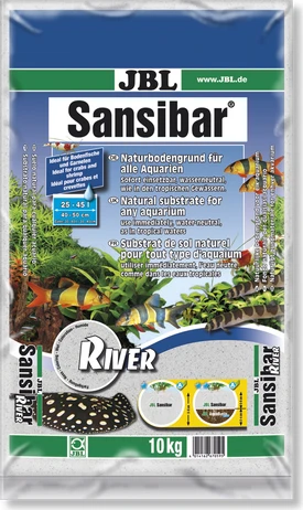 JBL Sansibar RIVER Bodengrund für Süßwasser und Meerwasser-Aquarien, 10kg