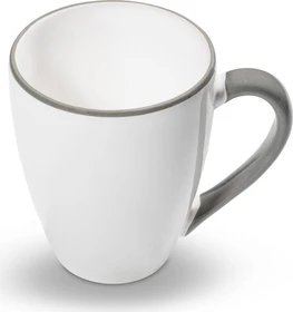 Gmundner Keramik Grauer Rand Frühstücksbecher Max 300ml